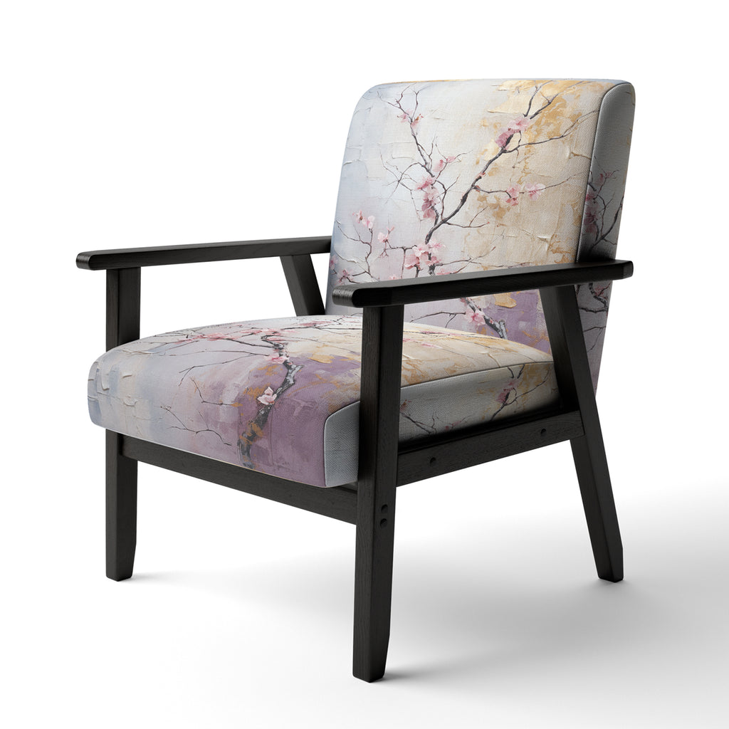 Upholstered Floral Accent Chair and Traditional Arm Chair K8615
