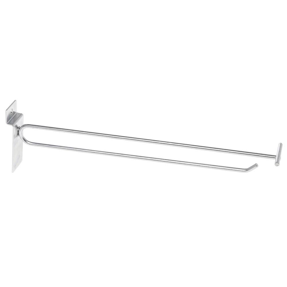 10 inch Zinc Slatwall Scan Hook X57441