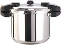 37-Quart Stainless Steel Pressure Cooker with Steam Rack X107806