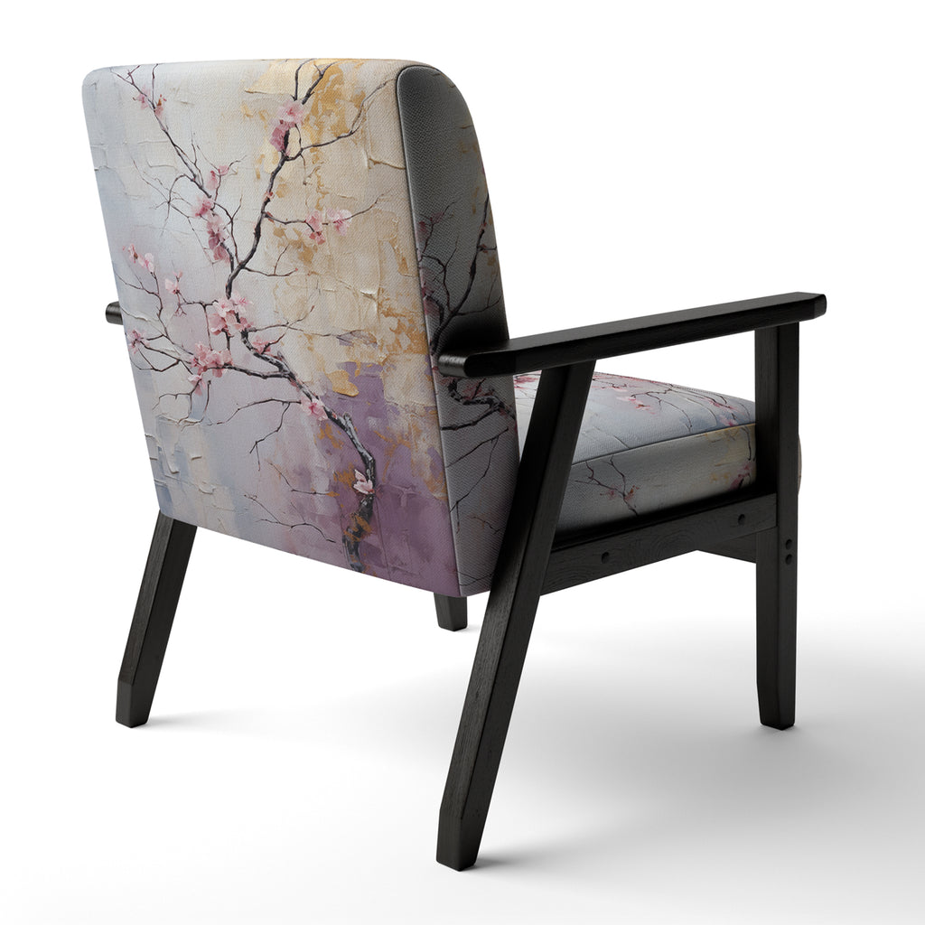 Upholstered Floral Accent Chair and Traditional Arm Chair K8615