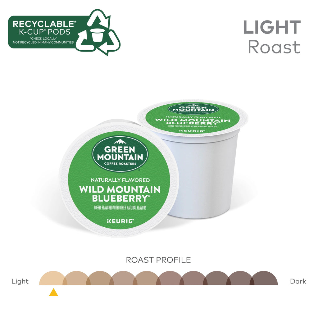 Light Roast Blueberry Coffee Pods 24 Count Y9353