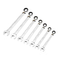 7-Piece Reversible Ratcheting Combination Wrench Set J692733