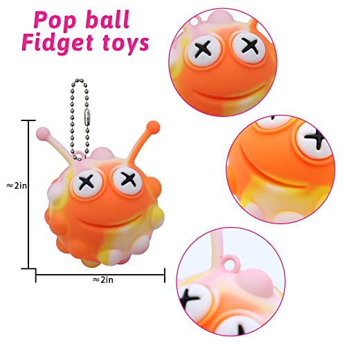 30 Pack 3D Pop Balls Fidget Toys Y3097