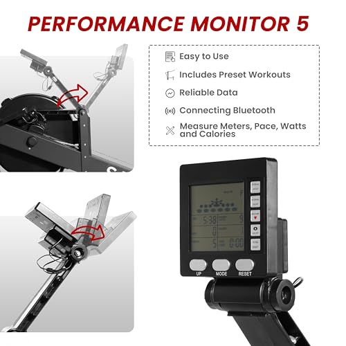 Indoor Wind Resistance Rowing Machine with LCD Display H478