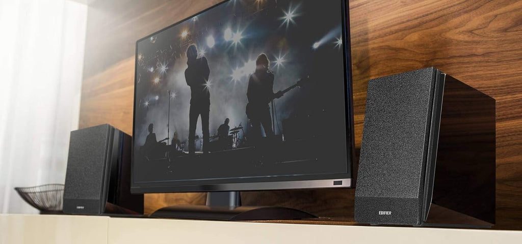 Active Bookshelf Speakers with Bluetooth and Optical Input P286