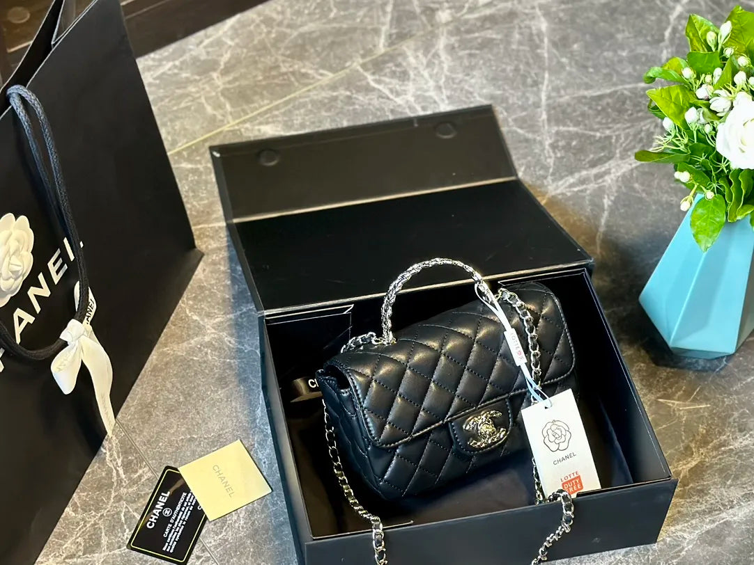 Mini Flap Bag with Top Handle G992
