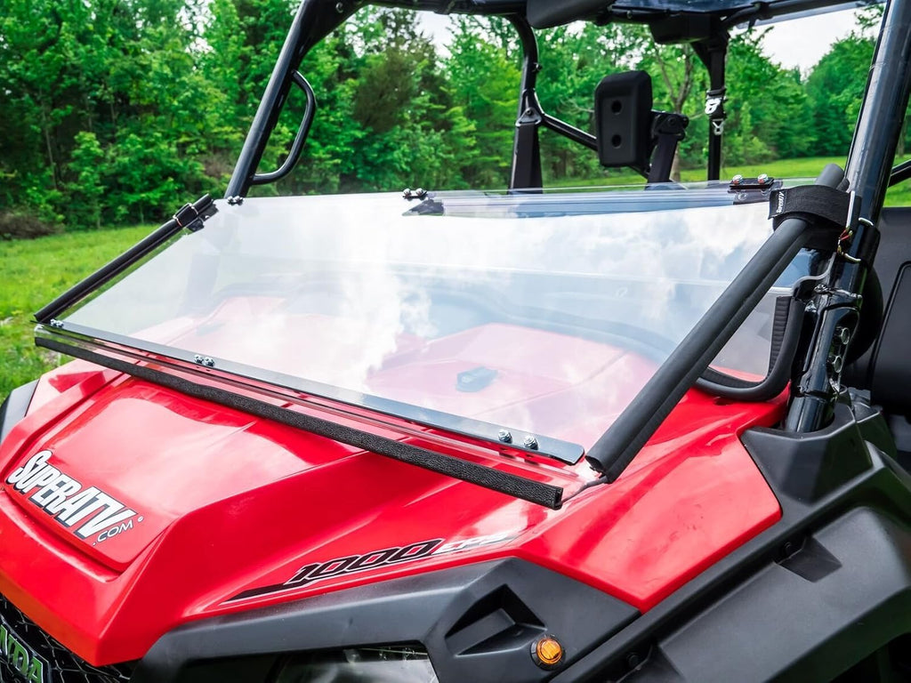 Heavy Duty Scratch Resistant Flip Down 2-in-1 Windshield X7518