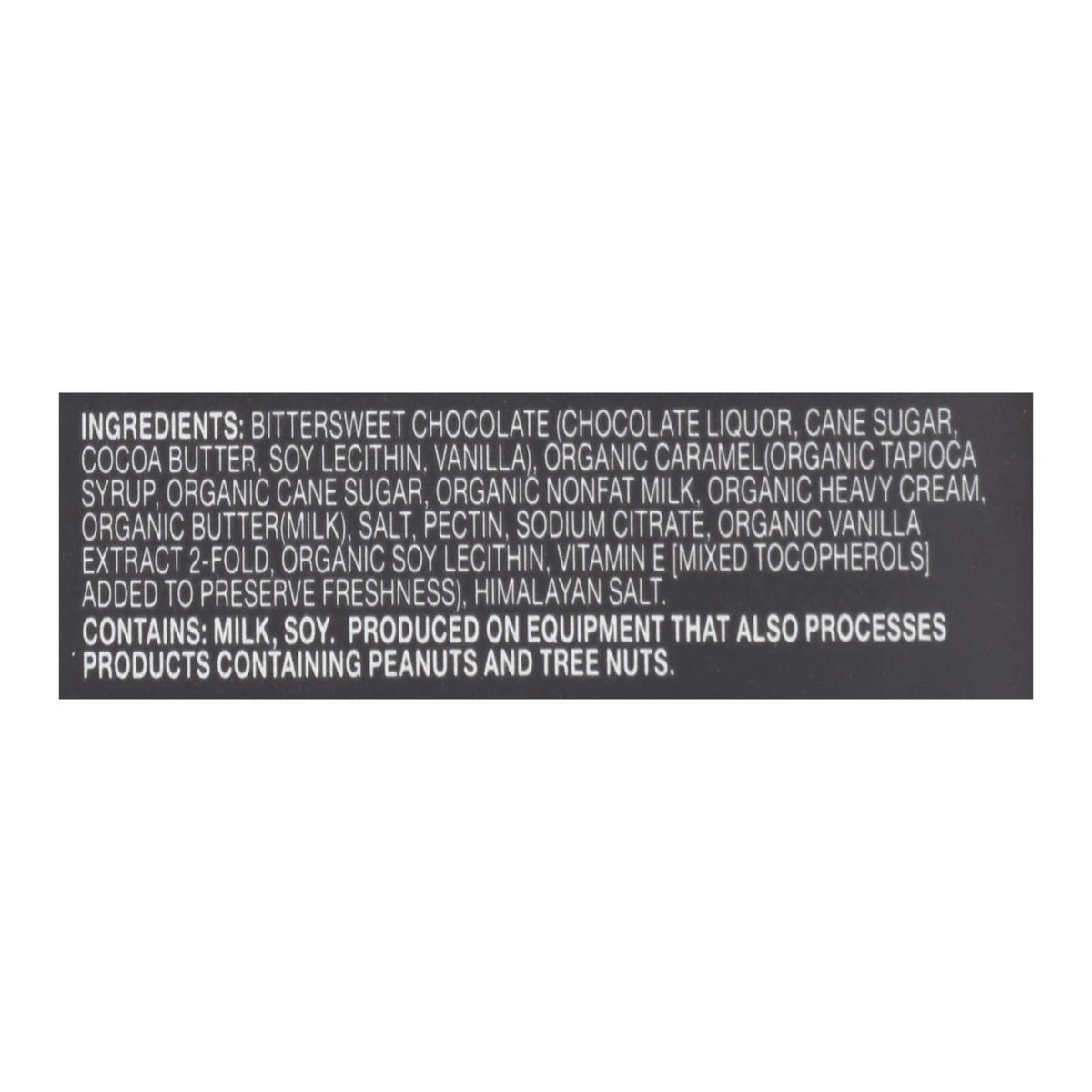 Dark Chocolate Caramel Sea Salt Chocolate Bar Case of 12 H1305