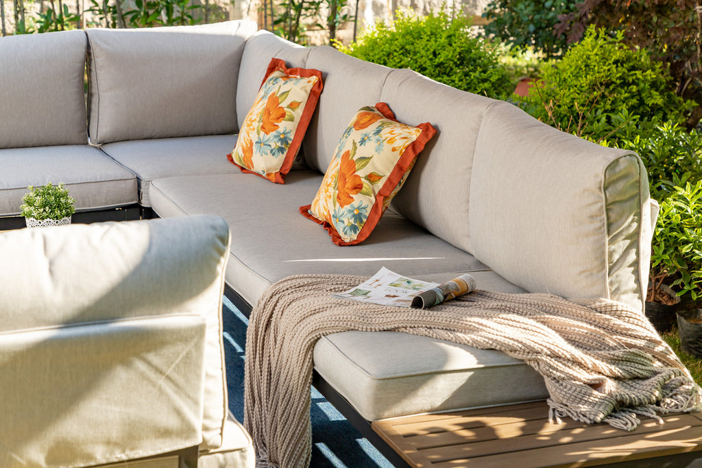 6-Piece Patio Conversation Set Outdoor Sofa with Cushions B8037