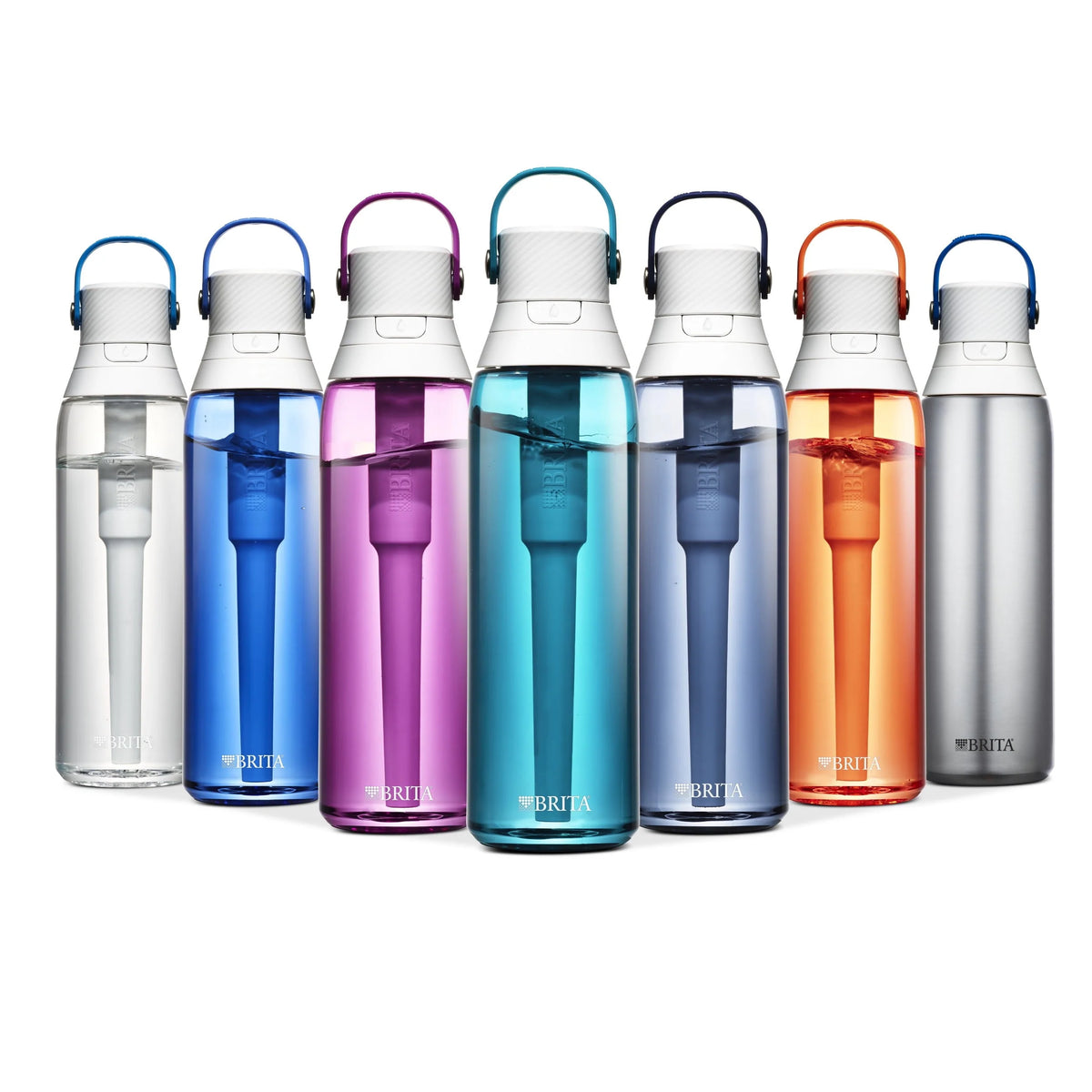26oz Leak Proof Filtered Water Bottle with Straw X144