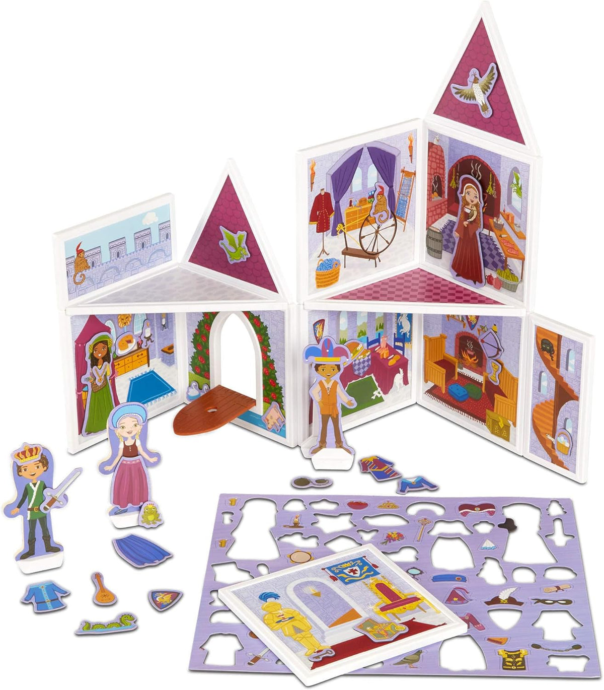 Medieval Castle Magnetic Dress-Up Play Set W865262