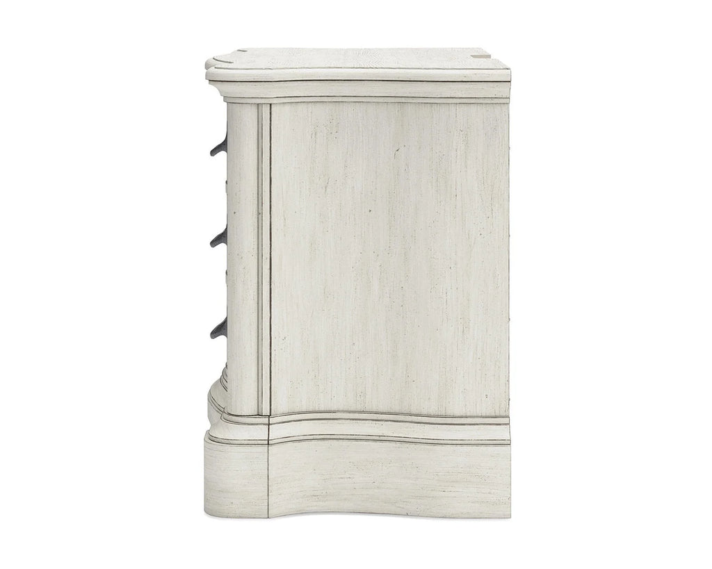 Antique White 3 Drawer Nightstand B71161