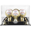 Golden Classic Three Baseball Logo Display Case L745