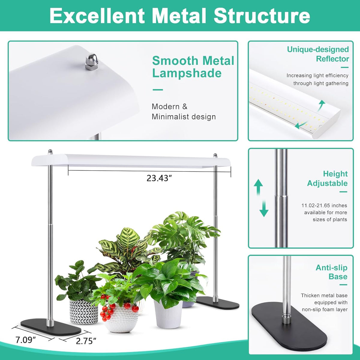 Grow Light Stand with Timer D3165