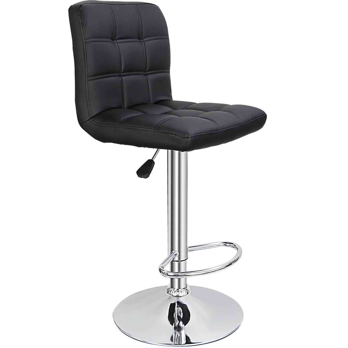 Set of 2 Height Adjustable Swivel Bar Stool V261