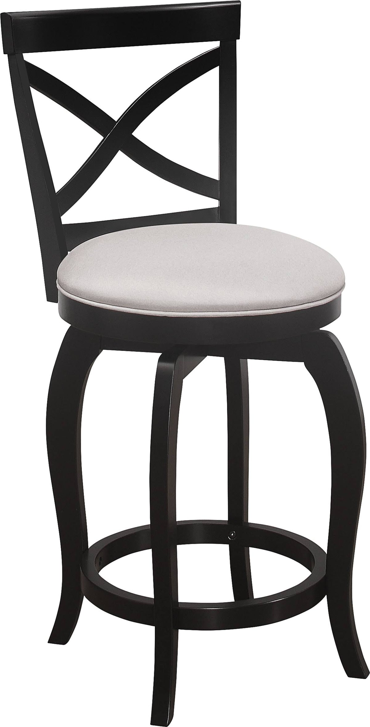 Black Swivel Counter Height Stool H954394