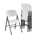 White Resin Folding Chair 4-Pack T675