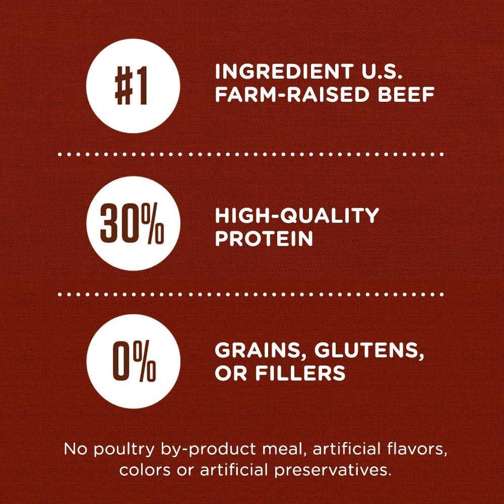 Natural Dry Dog Food with Beef O9086