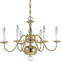 25-Inch Brass Chandelier Z860159