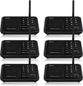 Wireless Intercom System 5280 Feet Range 10 Channel 4 Packs Black U894