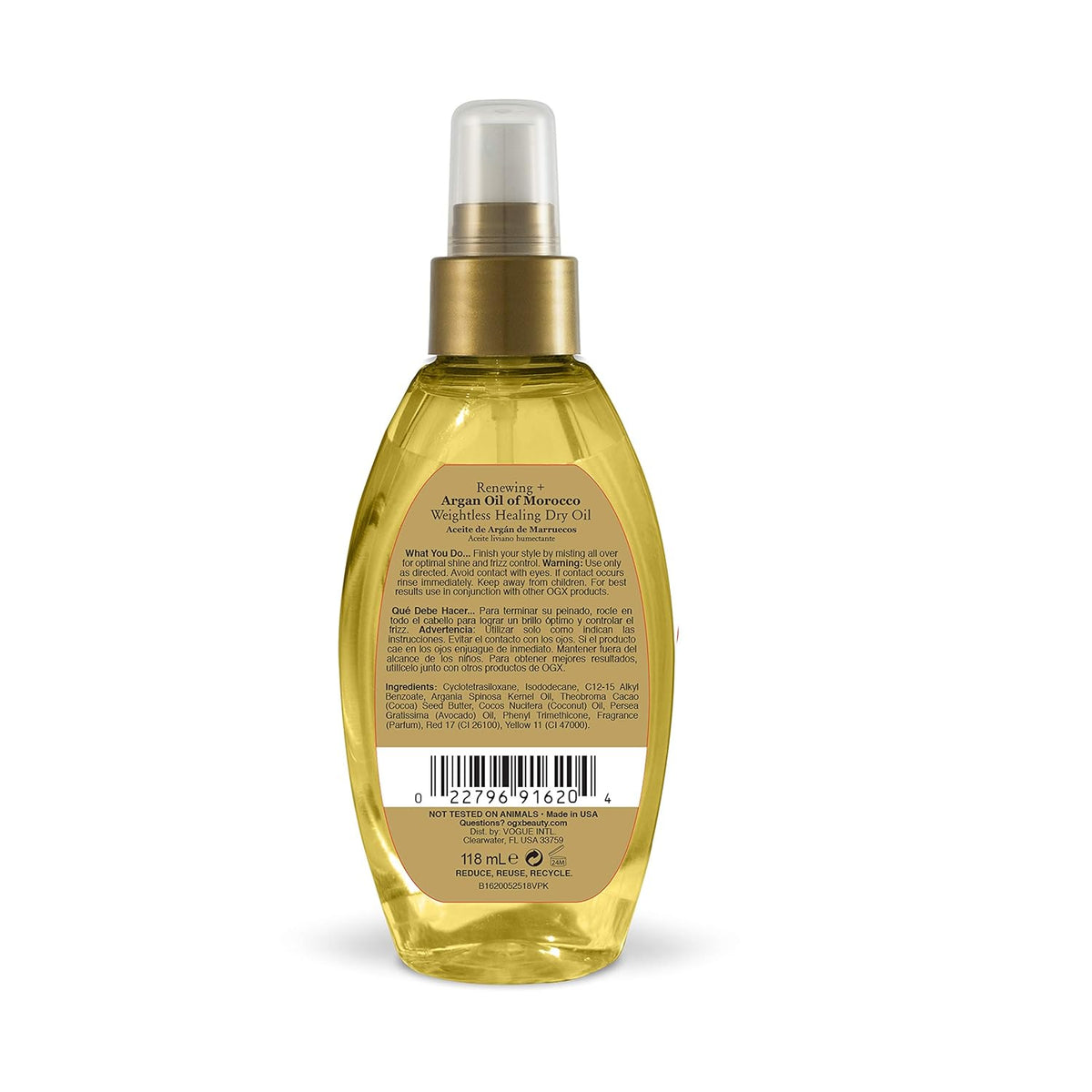 Weightless Healing Dry Oil Spray, 4 Fl Oz X240