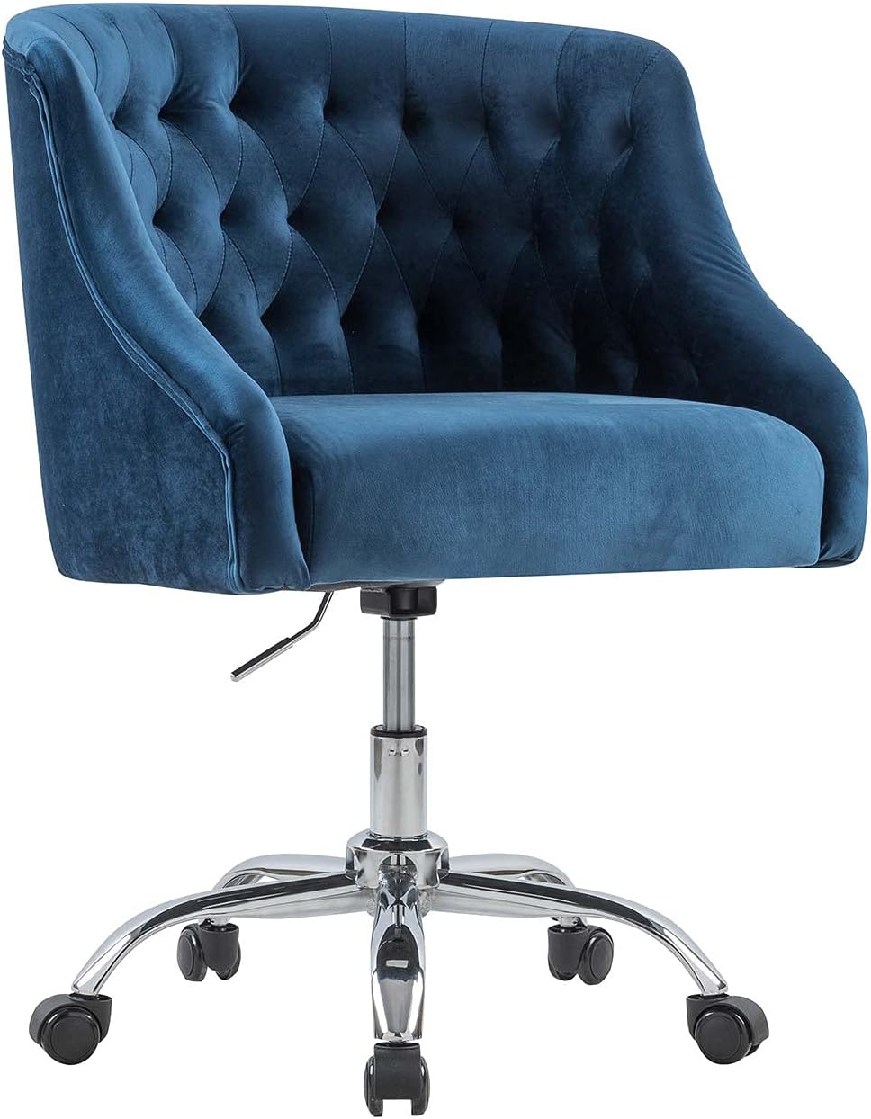 Pink Velvet Adjustable Office Chair I252