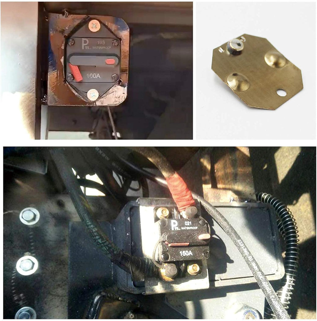 Waterproof Circuit Breakers with Manual Reset, Pack of 2 B826