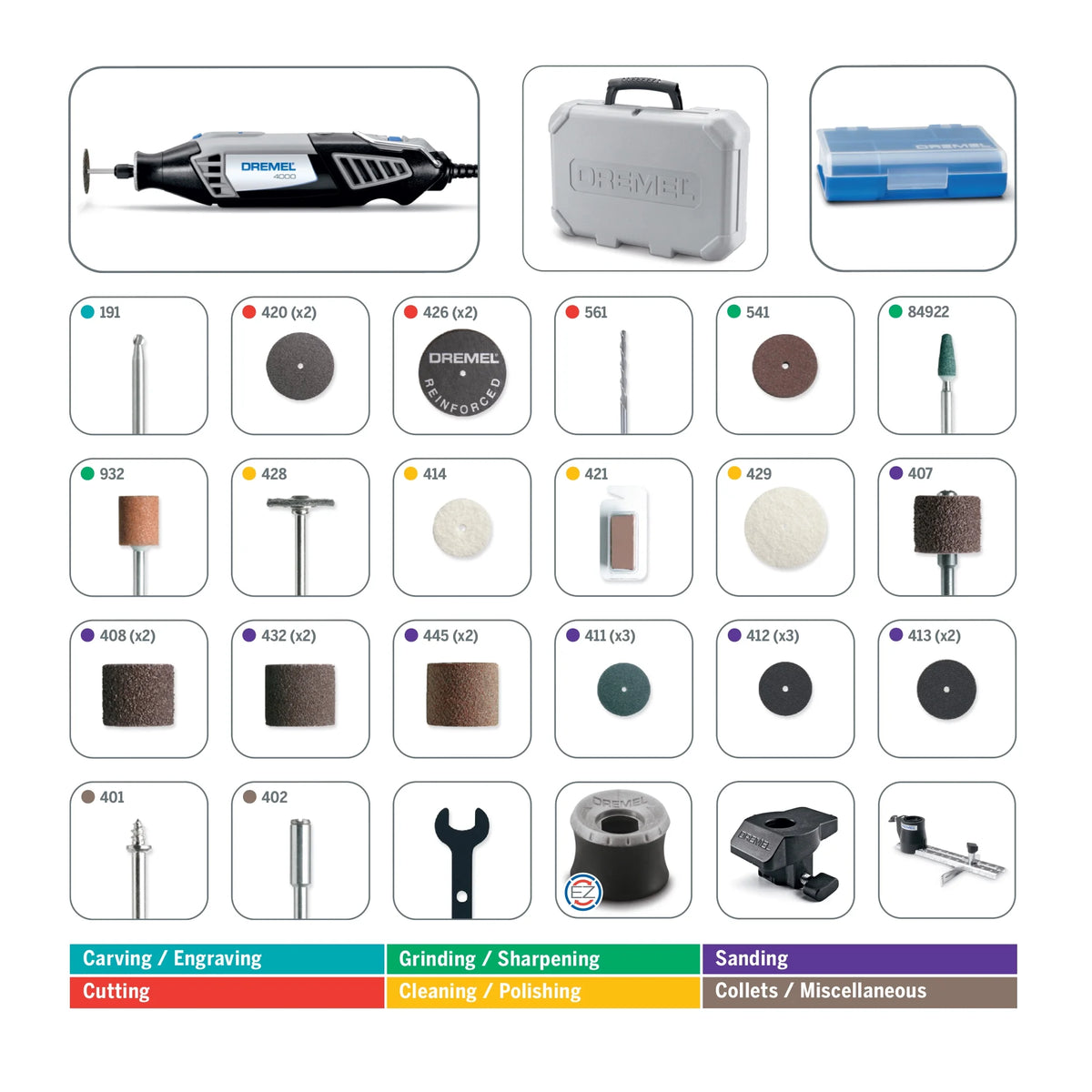 Variable Speed Rotary Tool Kit with 30 Accessories Q79649