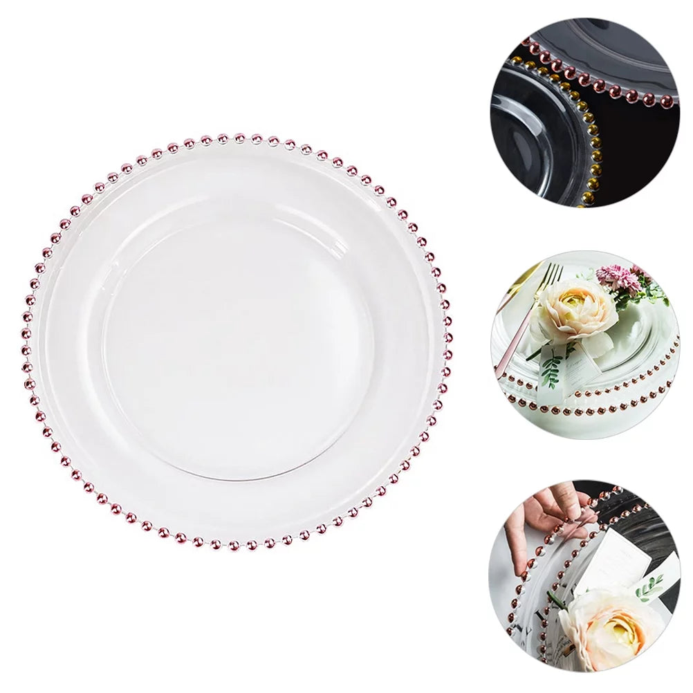 Clear Glass Dinner Plate N9618