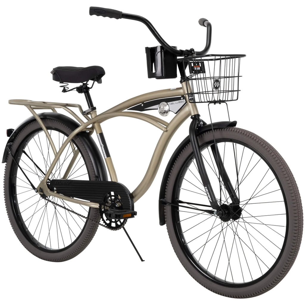 26 Inch Matte Black Cruiser Bike J752
