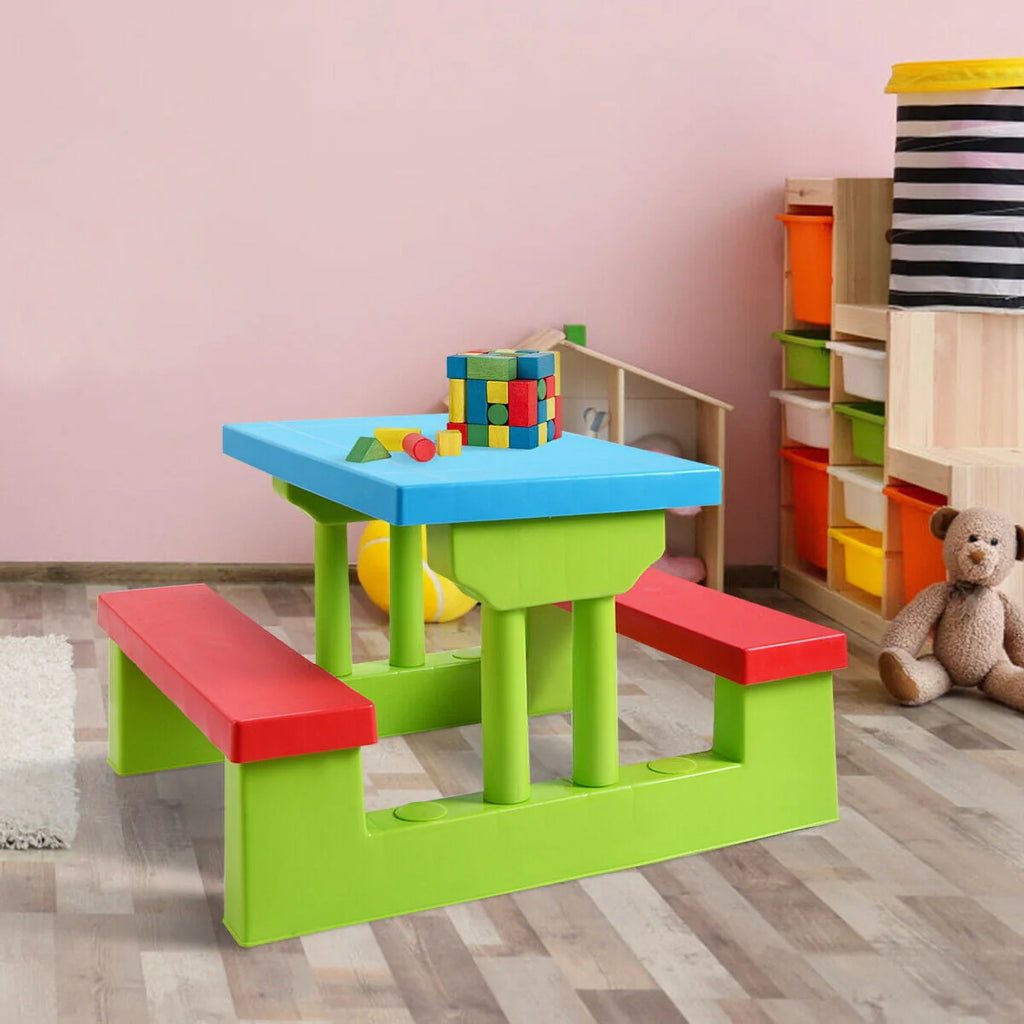 Kids Picnic Table with Umbrella G543775