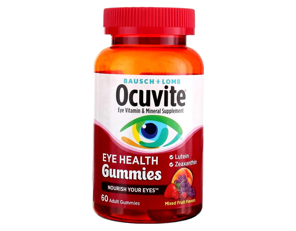 Eye Vitamin & Mineral Supplement Gummies with Lutein & Zeaxanthin, 60 Gummies, 4-Pack W862