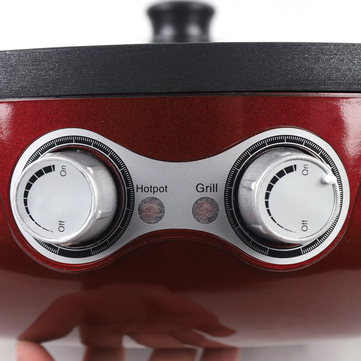 Portable Electric 2 in 1 Hot Pot Barbecue Grill Non-Stick W706