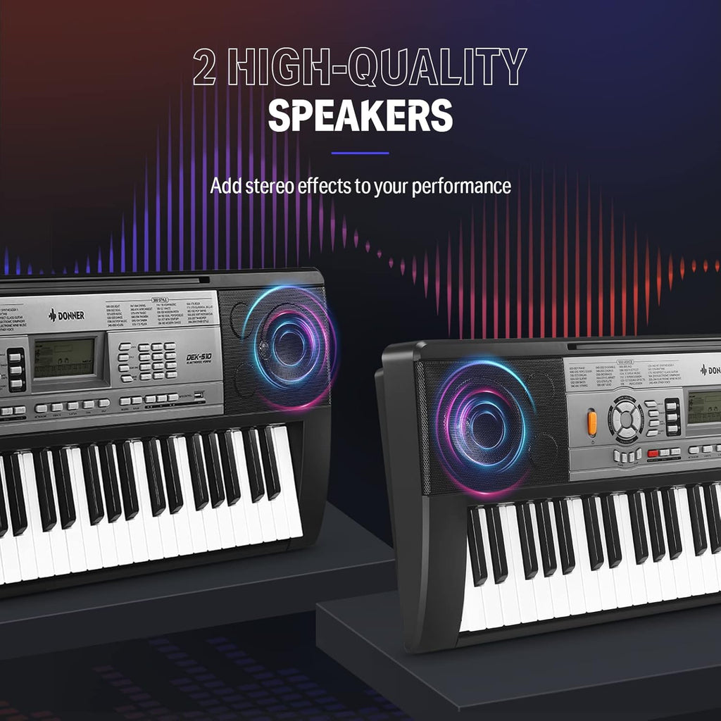 54 Key Portable Electric Keyboard Piano D7885