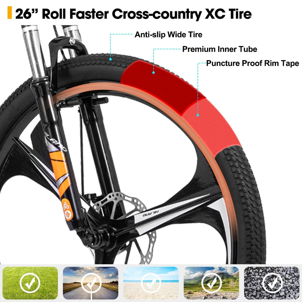 26 inch Aluminum Frame Mountain Bike P886