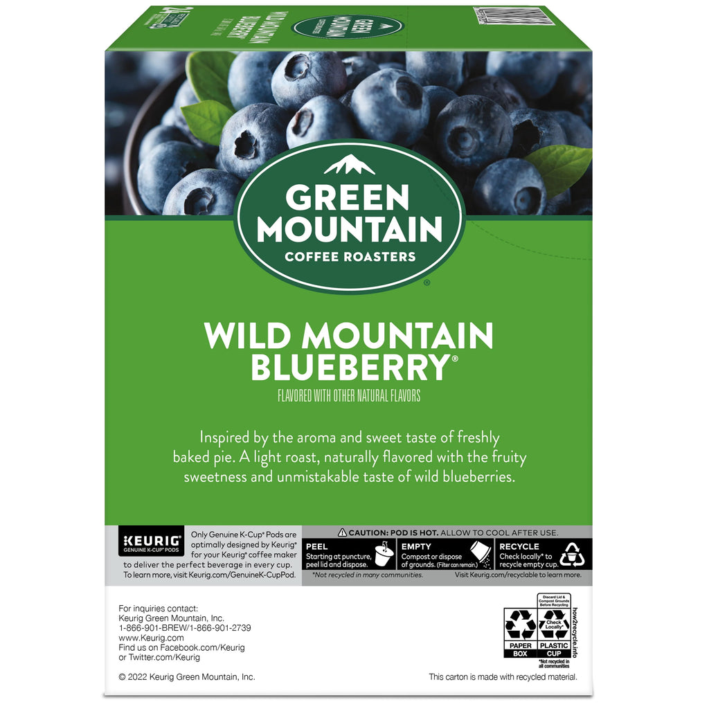 Light Roast Blueberry Coffee Pods 24 Count Y9353