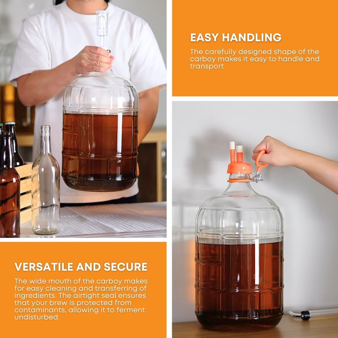 3 Gallon Glass Carboy S55197