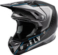 Black/Grey/Blue Carbon Fiber Motorcycle Helmet Q536608