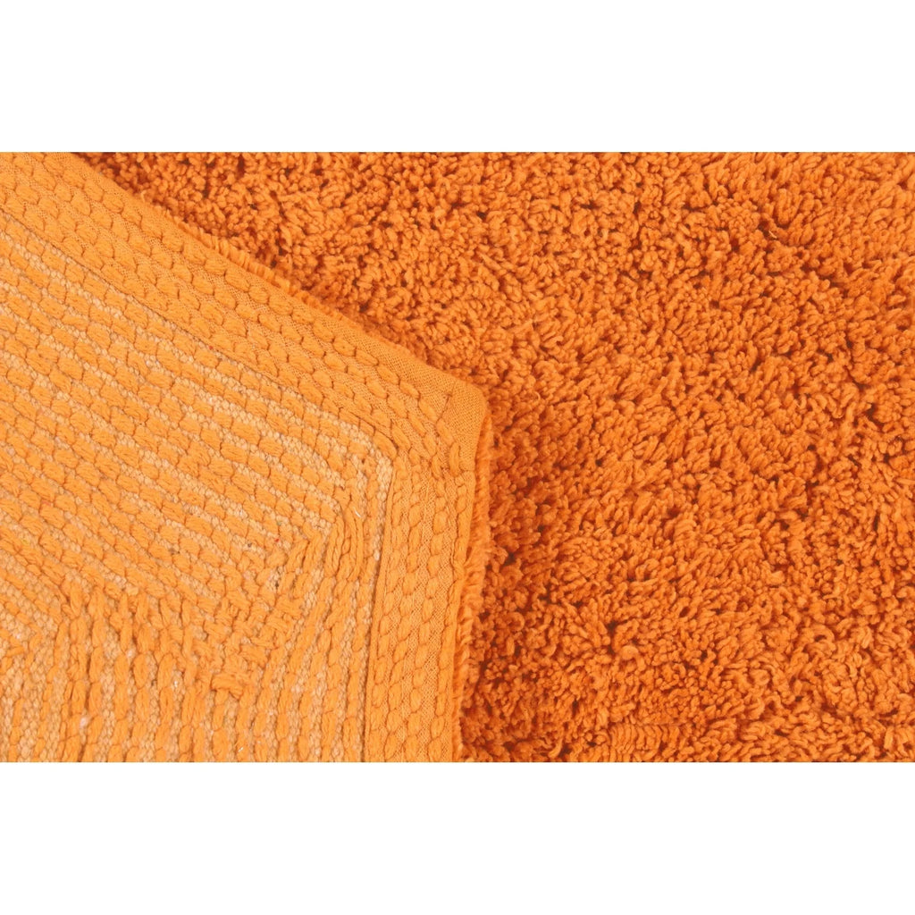 Absorbent Cotton Machine Washable 3 Piece Bathroom Rug Set with Runner N590