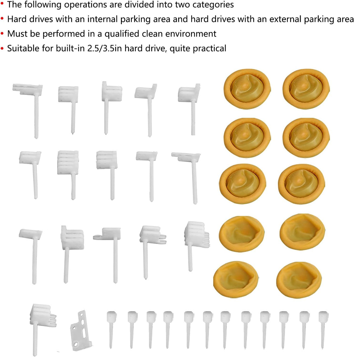 Hard Drive Head Replacement Comb HSA Repair Tools Kit for 2.5 3.5 Inch Hard Drive G3147