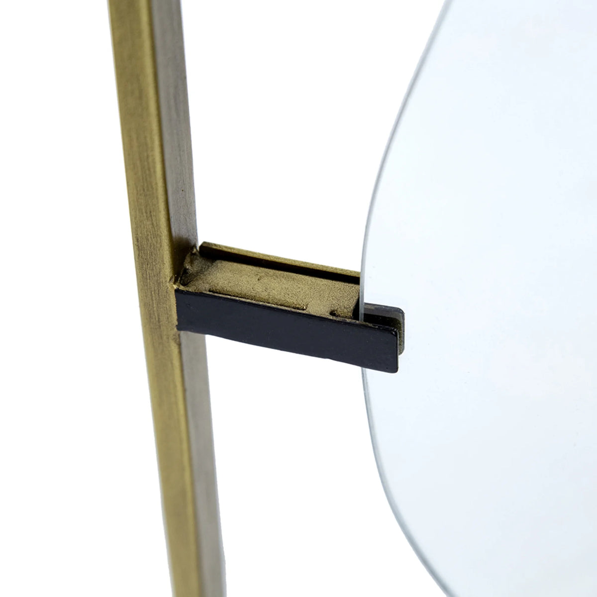 Gold Wall Mirror with Metal Frame L9991