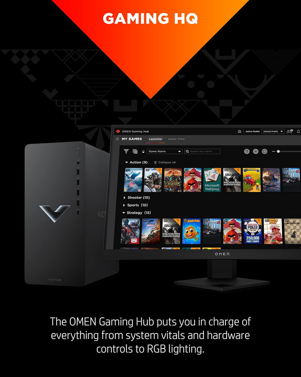 AMD Ryzen 5 5600G 32GB SDRAM 1TB SSD Gaming Desktop K50496