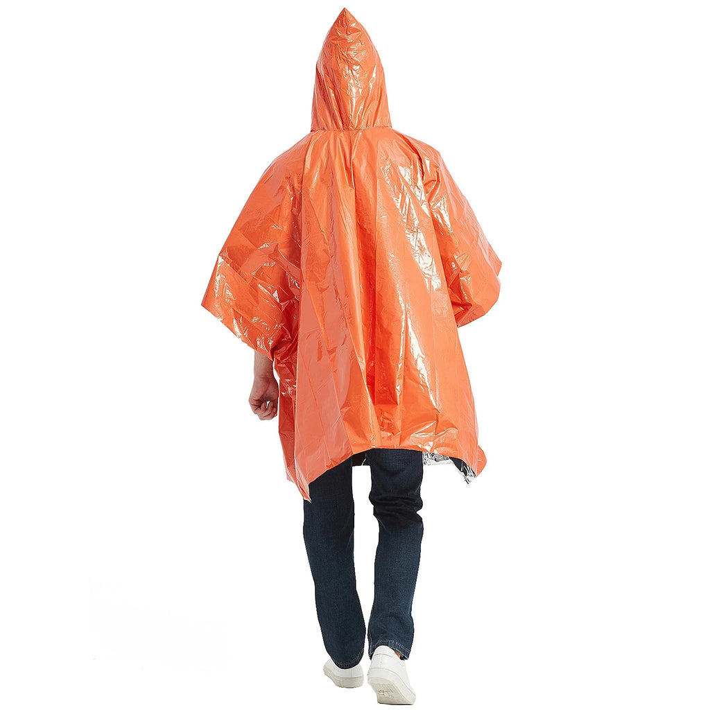 Waterproof Thermal Poncho Raincoat with Sleeping Bag and Tent Shelter Y50720