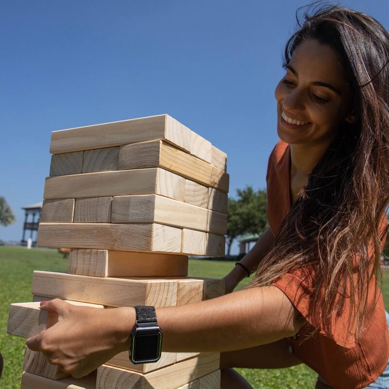 Giant Wooden Tumble Tower Game T8643