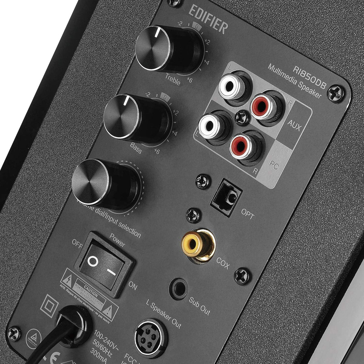 Active Bookshelf Speakers with Bluetooth and Optical Input P286