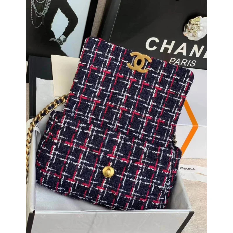 Tweed Flap Bag T5127
