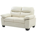 Faux Leather Loveseat in Pearl S856656