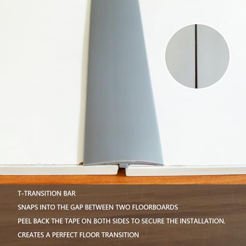 Flexible Self Adhesive T Shape Floor Transition Strip G96055