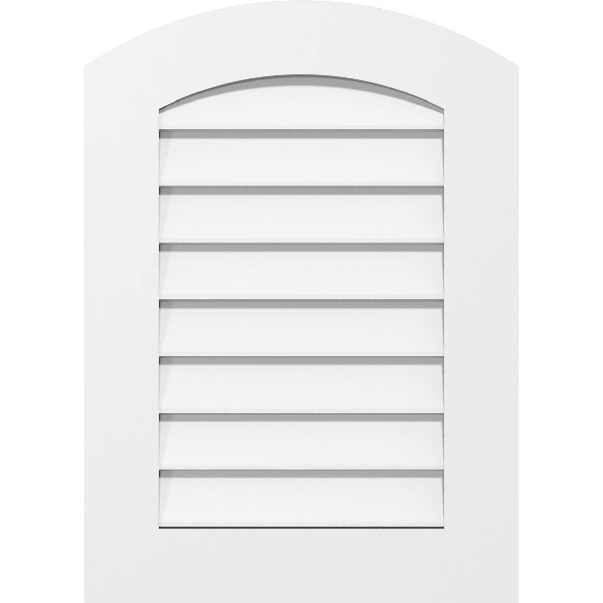 Arch Top Surface Mount PVC Gable Vent I48325