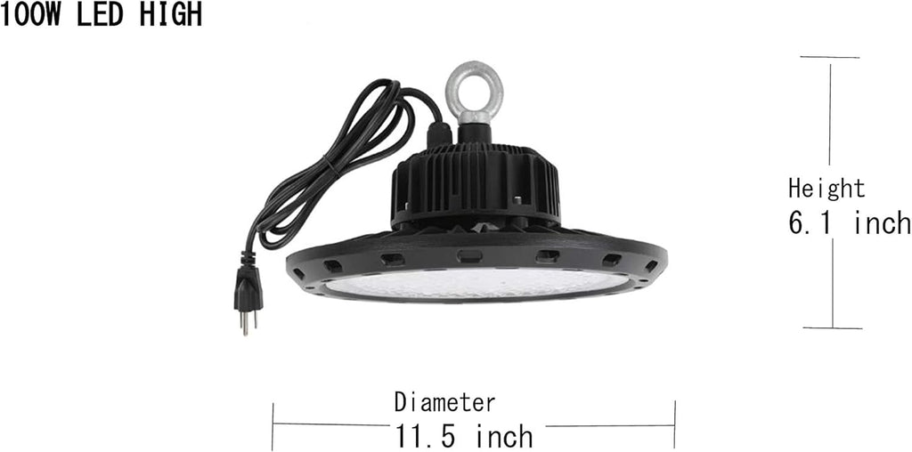 100W 5000K White UFO High Bay LED Light B197
